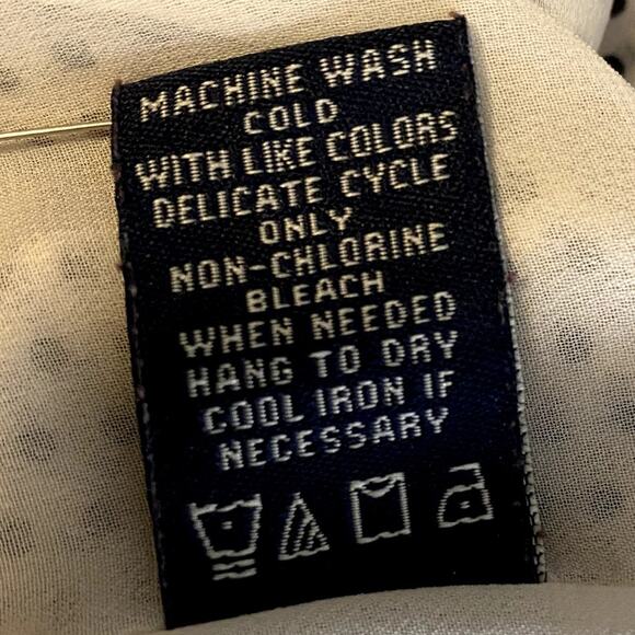 Max Edition Sz XL Flutter Short Sleeve Polka Dot Blouse Black White Rosettes - Picture 8 of 10